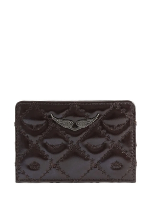 Zadig&Voltaire monogram-pattern wallet - Brown