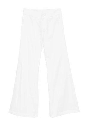 BLAKLACE flared trousers - White