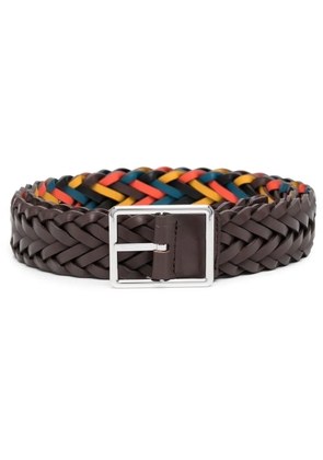 Paul Smith reversible braided belt - Brown