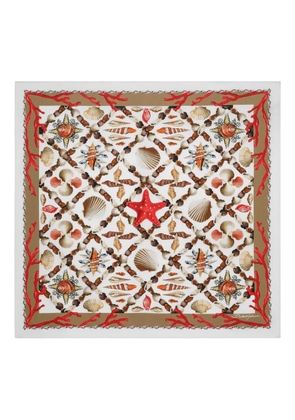 Dolce & Gabbana silk scarf - Red