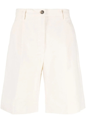 Fay pressed-crease knee-length shorts - Neutrals