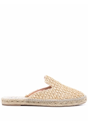 Manebi raffia slip-on espadrilles - Neutrals