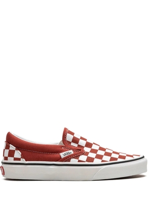 Vans Classic Slip-On 'Checkerboard' sneakers - Red