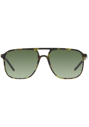 Dolce & Gabbana Eyewear pilot-frame sunglasses - Green