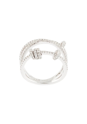APM Monaco Piercing triple hoop ring - Silver