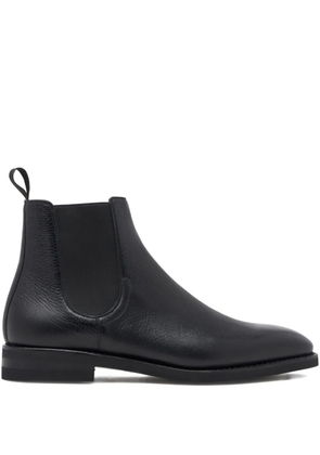Bally Scribe Un grained-leather boots - Black