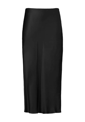 SABLYN Miranda bias-cut midi skirt - Black