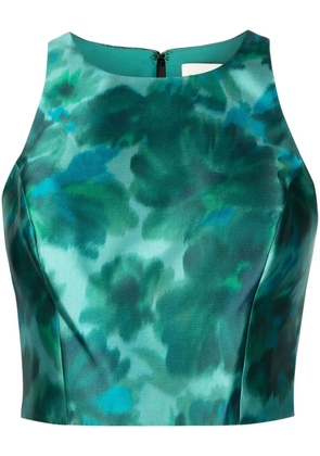 Sachin & Babi Lexie watercolour-effect sleeveless top - Green