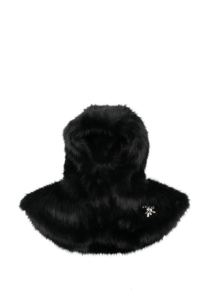 Simone Rocha faux-fur balaclava - Black
