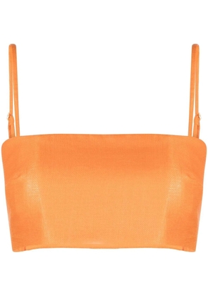 Cult Gaia Tereza cropped top - Orange