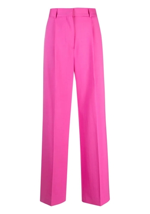 MSGM pleated straight-leg trousers - Pink