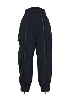 Giorgio Armani zip-embellished cargo trousers - Blue