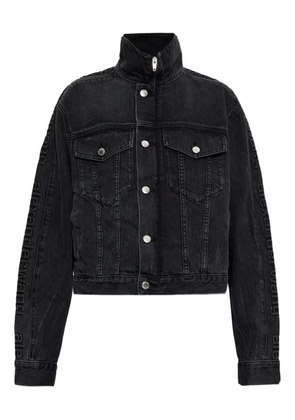 Alexander Wang zip-up denim jacket - Black