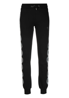 Philipp Plein crystal cable cotton jogging - Black