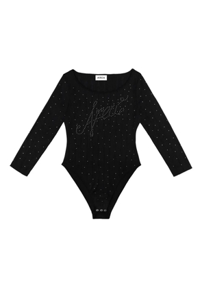 AREA logo-embellishment bodysuit - Black
