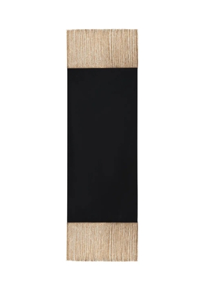 Taller Marmo Zizi Sole fringed scarf - Black