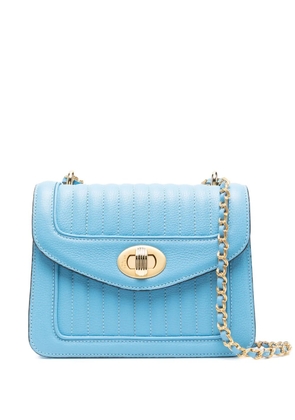 DELAGE mini Ginette shoulder bag - Blue