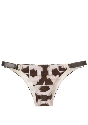 Lenny Niemeyer Puglia strap-detailing bikini bottoms - Brown