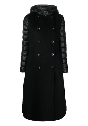 Moorer double-layer padded coat - Black