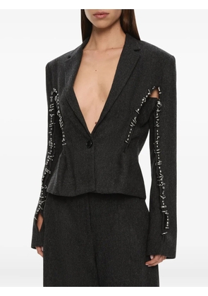 Christopher Esber Palmas blazer - Grey