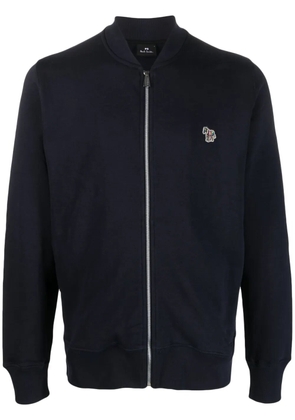PS Paul Smith Big Pony zip-up cardigan - Blue