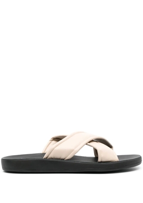 Ancient Greek Sandals Paris leather slides - Neutrals