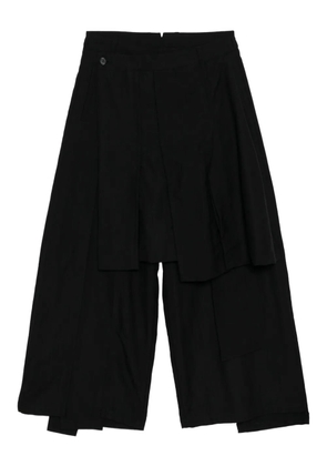 SONGZIO cut-out trousers - Black