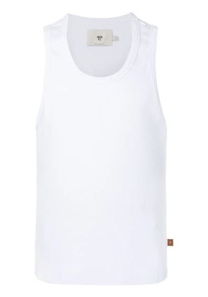 MISCI Machinho ribbed tank top - White
