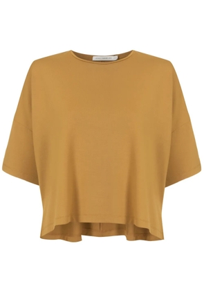 Lenny Niemeyer drop-shoulder cropped T-shirt - Brown