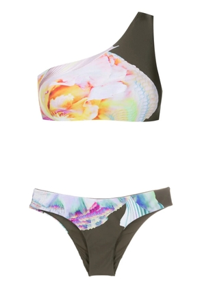 Lenny Niemeyer abstract off-shoulder bikini top - Multicolour
