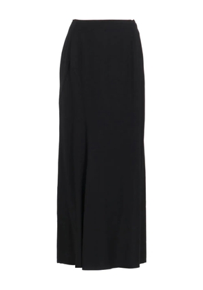 Yohji Yamamoto diagonal-cut long skirt - Black