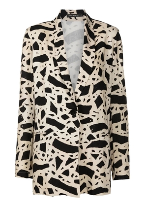 Lenny Niemeyer Elos abstract-print blazer - Neutrals