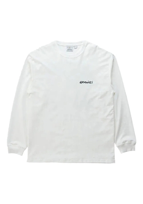 Gramicci geared up long-sleeve T-shirt - White