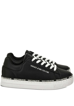 Versace Jeans Couture logo-detail lace-up trainers - Black