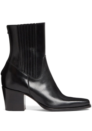 DSQUARED2 zip-up leather boots - Black