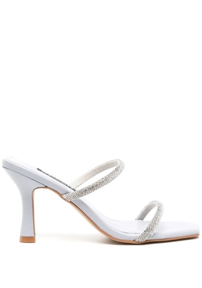 Senso Umber III square-toe 90mm sandals - Silver
