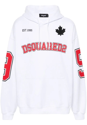 DSQUARED2 Caten 64 cotton hoodie - White