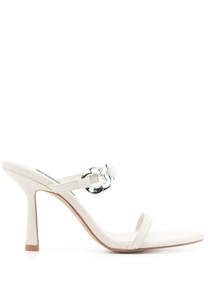 Senso Kiana 100mm leather sandals - Neutrals