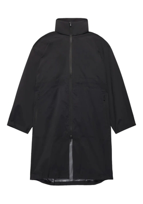 adidas turtleneck zip-front coat - Black