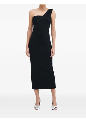 Marcella Nina one-shoulder midi dress - Black