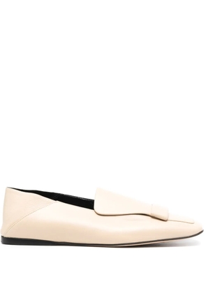 Sergio Rossi SR1 nappa-leather loafers - Neutrals