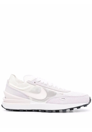 Nike logo-print lace-up trainers - White
