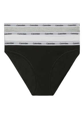 Calvin Klein Underwear logo waistband briefs 3-pack - White