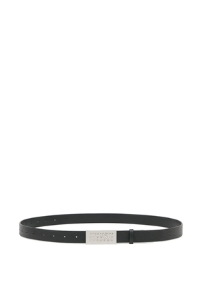 MM6 Maison Margiela Numeric plaque belt - Black