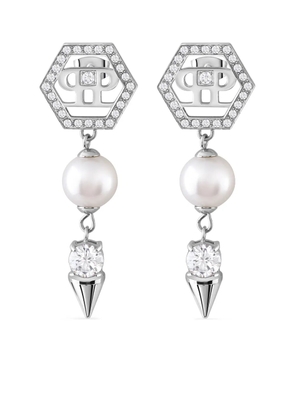 Philipp Plein stainless-steel earrings - Silver