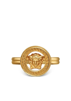 Versace gold embellished ring
