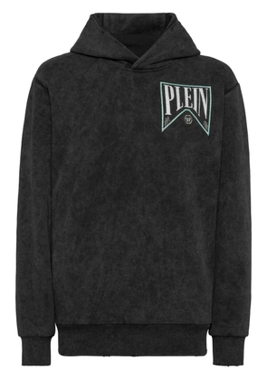 Philipp Plein jersey hoodie - Black