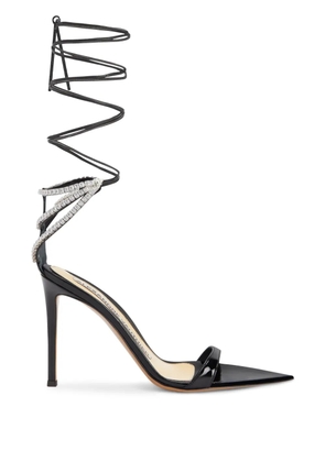 Alexandre Vauthier 111 rhinestone-embellished sandals - Black