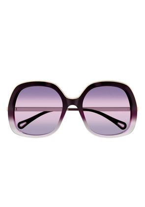 Chloé Eyewear round frame sunglasses - Purple