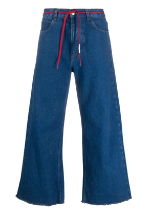 Marni mid-rise wide-leg jeans - Blue